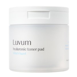 Lovium Witch Hazel Hyaluronic Acid Toner Pads 60 sheets Acne, pores, blemishes, trouble soothing moisture pad / 러븀 위치하젤 히알루론산 토너 패드 60매 여드름 모공 닦토 기미 트러블 진정수분 패드