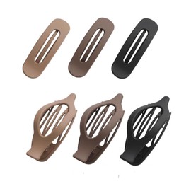 Roczential 6 PackCurved Claw Alligator Clips, French Concord Flat Hair Clips Curved Claw Clips, Flat Claw Clips French Concord Hair Clips for Women