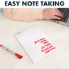 Quartet Glass Desktop Notepad, 9" x 6", Whiteboard, Dry Erase