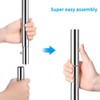 Simple Trending Standard Rod Clothing Garment Rack, Rolling Clothes Organizer
