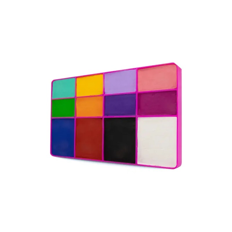 Maquillaje Colibrix Base De Agua Paleta Básica