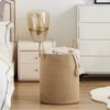 Jute Rope Laundry Hamper Basket by YOUDENOVA, 58L Tall Laundry