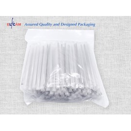 Elfcam - Smoove Transparent for Fibre Optic Welding, Splicing Protection (Nanchon) Thermo-Retractable (45 mm, Pack of 100)