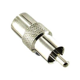 RCA Male Plug to PAL Female Jack Adaptor Cable Connector