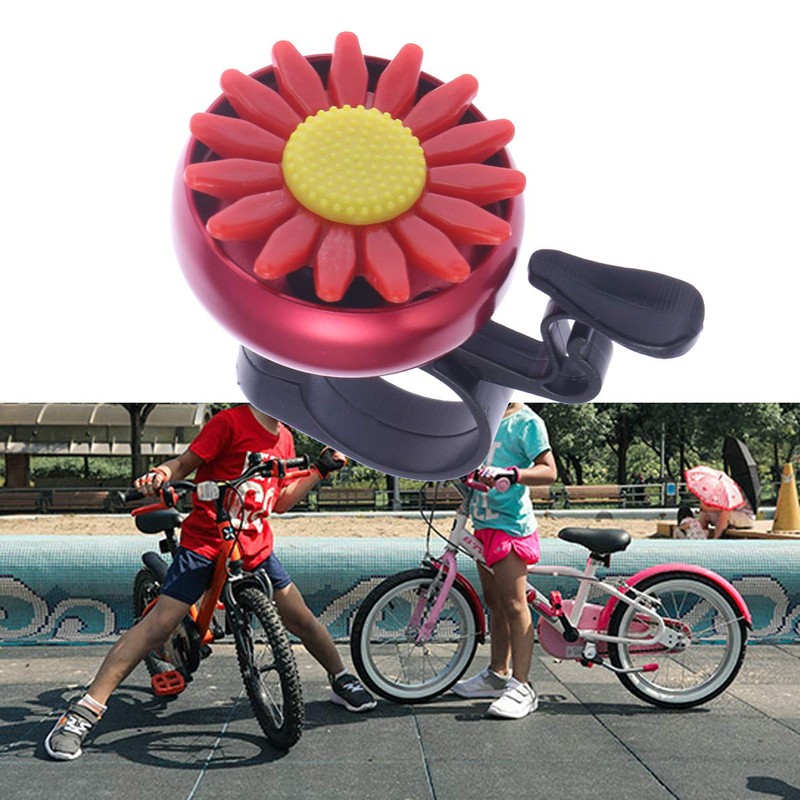 Vorcool Sunflower Shaped Children's Bicycle Cycling Bell Handlebar Ring Ringer