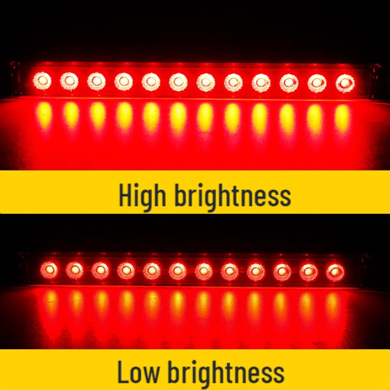 PerfecTech 12 LED Red Trailer Brake Tail Light, 2 Pack