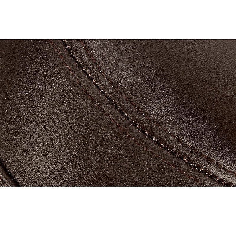 ANMIDA 100% Cowhide Cap, Leather, Work Cap, Men's Cap, Genuine
