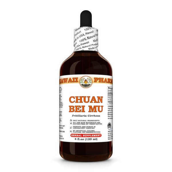 Chuan Bei Mu (Fritillaria Cirrhosa) Dry Bulb Tincture, Made in