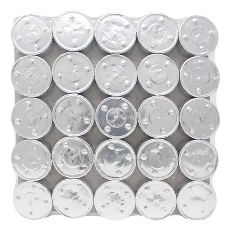 Main 50 Velas De Té Sin Aroma Mini Velas Decorativas
