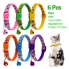 Jecikelon 6 PCS Puppy Collars Adjustable Pup Collar for XSmall