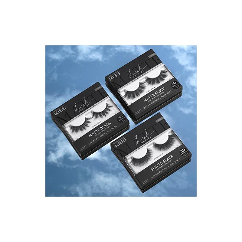 KISS Lash Couture Matte Black Collection Lashes - Matte Velvet