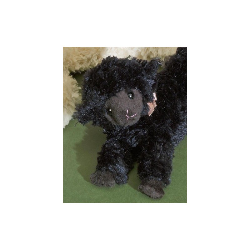 - Noir-agneau/mouton-peluche de bûcheron no 3504-18 cm
