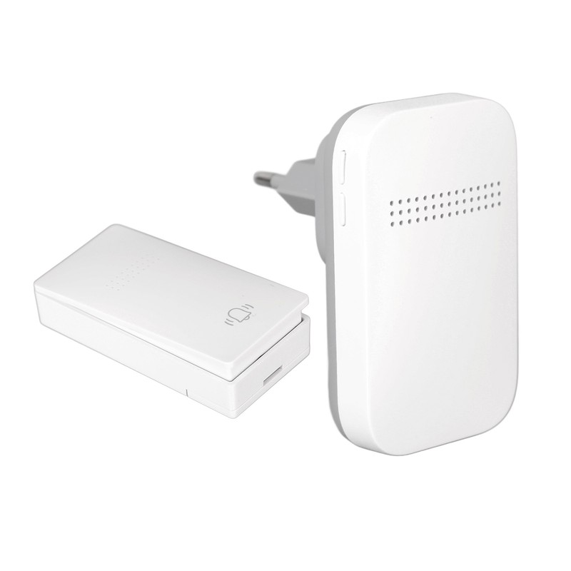 Self Powered Door Bell with Receiver Automatic Ringing Push Button