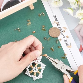 UNICRAFTALE Pack of 30 Tear Drop Stud Earrings, 304 Stainless Steel Earrings, Accessories, Gold Stud Earrings, Crafts, DIY Stud Earrings Blanks with Hole, Hypoallergenic Ear Hooks, DIY Earring Making