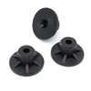 VVO Fasteners Plastic Windscreen Cowl or Scuttle Panel Nut, Black
