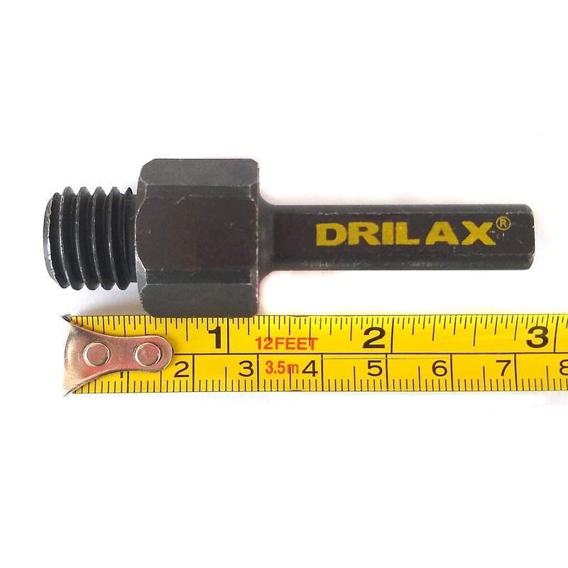 Drilax 5/8-11 Drill Adapter Attachment 5/8 Threaded Arbor Diamond Hole