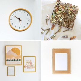 100 Pcs Self Drilling Drywall Anchors with Screws, Self-Drilling Anchors, 50 Sheetrock Anchors & 50 Self Tapping Screws, Easy Application No Drill Or Holes in Wall, for Curtains, Shelves, Cabinets