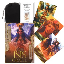 Kancharo Oracle Cards, 44 Tarot Divination, Isis Oracle Standard Size, Japanese Instruction Manual & Pouch Included