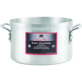 Winco USA Super Aluminum Sauce Pot, Heavy Weight, 40 Quart, Aluminum