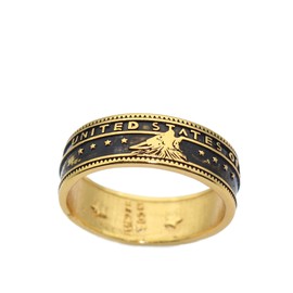 PikaLF Wolf Ring for Men, Nordic Viking Wolf Head Ring, Retro Howling Wolf Ring, Vintage Wolf Totem Amulet Ring, Gold Ring, Punk Rock Animal Wolf Jewellery Gift for Men Boys, No