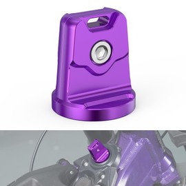 NICECNC Purple Key Cover Cap Key Head Cover Key Case Head Shell Holder Compatible with Surron Light bee X Light bee S Light bee L1E CNC Aluminum Compatible with Segway X160/ X260 See Fitment