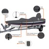 Classic Accessories StormPro Heavy Duty Outboard Ski-Boat Cover with Support