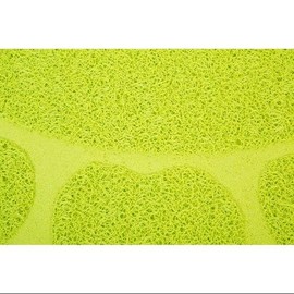 Jumbl Cat Litter MAT Catcher - Smartgrip Paw-Shaped Innovative Grass-Like Material Traps and Catches Litter While Remaining Soft On Paws - 24 x 18-1 Count (Pack of 1) - Grass Green