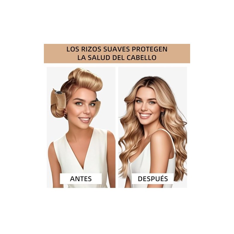 Tubos para Cabello Sin Calor: Kit de 3 Piezas con