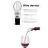 Electric Opener Set With Base, Accessories Including Rechargeable Corkscrew, Aerator,