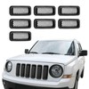 SQQP Front Grill Mesh Grille Inserts Cover Frame Trims Kit