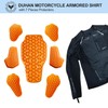DUHAN Motorcycle Shirt Mesh Motorcycle Jacket Men with CE Level