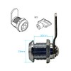 Cerradura de leva con llave triangular, cerradura tubular similar con