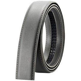 CHAOREN Ratchet Belt Replacement Strap 1 3/8”, Leather Belt Strap for 40MM Slide Click Buckle