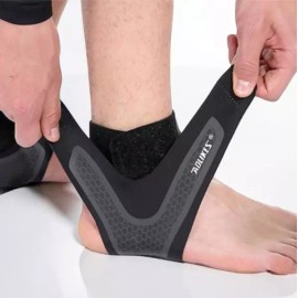 벙거 패드 보호대 발목 복숭아뼈 아대 발등 뒤꿈치 스포츠 스트랩 [좌측M] Bungee Pad Protection Ankle Bone Support Instep Heel Sports Strap [Left M]