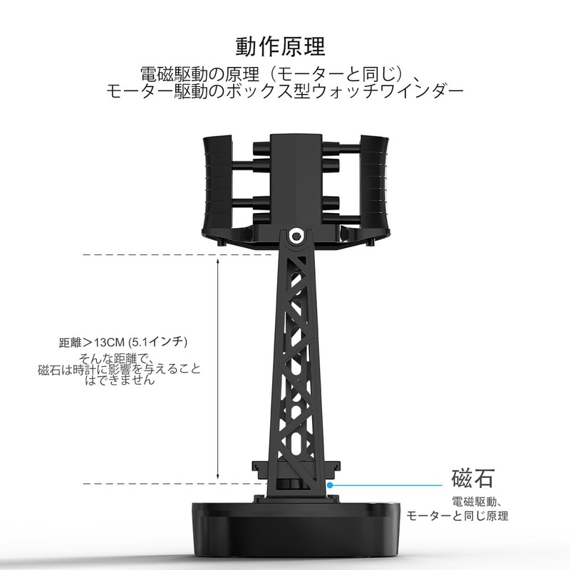 Watch Winding Machine, Timing Shutdown Function, Speed Adjustable, Single Watch