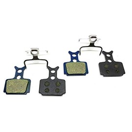 Hardheaded Ram 2 Pairs Bike Brake Pads Organic for Tektro Dorado, HD-E710, Clarks Vx863c, D40.11, R1, 130S, DBT1E.