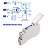 TopHomer Timer Switch, 24H 110-240V AC 16A 15Min Mechanical Programmable