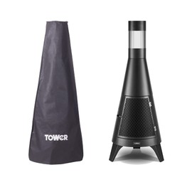 Tower T978508COV Grill Cover, Suitable for T978508 Apollo Burner, Waterproof and Windproof, Black