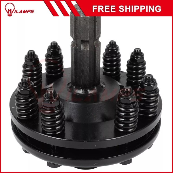 hilamps Black Slip Clutch 1 3/8" 6 Spline Ends PTO