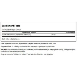 Swanson Full Spectrum Sceletium Tortuosum 50 mg 60 Veggie Capsules