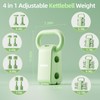 Lightweight Adjustable Dumbbell Kettlebell Set - 4 in 1 Free