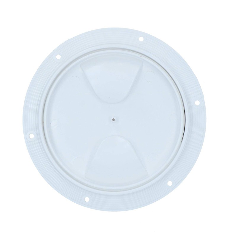 145mm Round Inspection Hatch Waterproof Cover IPX6 White 115mm Cut