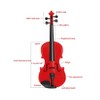 Simulated Kid Acoustic Violin Toy Adjustable String Instrument Musical Gift