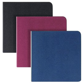 Ctosree 3 Mini Cuadernos de Bocetos de Acuarela Cuaderno Cuadrado Portátil 3.9 x 3.9 Pulgadas 90 Hojas de Papel de Dibujo Texturizado Almohadillas de Papel de Artistas de 300 GSM (Colores Clásicos)