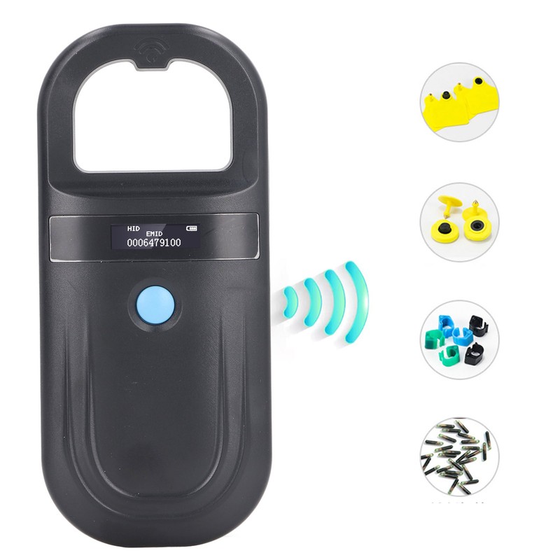 Animal ID Reader 134.2KHz ISO11784 85 FDX B EMID Handheld