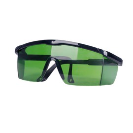 DAZZLUXE 1 Piece Dark Green Glasses, Laser Safety Glasses, Infrared and Ultraviolet Safety Glasses, Eye Protection, Sun Protection Glasses, Safety Glasses, Laser Hair Removal Glasses