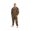 Camille Mens Super Soft Fleece Onesie - Hooded All in