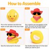 Patito Vaquero(need to assemble)-cowboy rubber duck: cool cartoon car Duck
