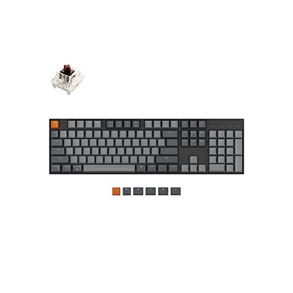 Keychron K10 Full Size Layout RGB Backlit Hot-Swappable Mechanical Gaming
