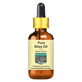 Devprayag Pure Shea Oil (Vitellaria paradoxa) with Glass Dropper Natural Therapeutic Grade 5ml (0.16 oz)